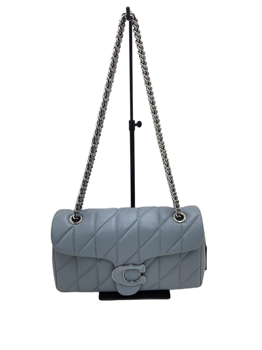 COACH Tabby Bag Shoulder Bag Leather BLU Solid m2381-cp147