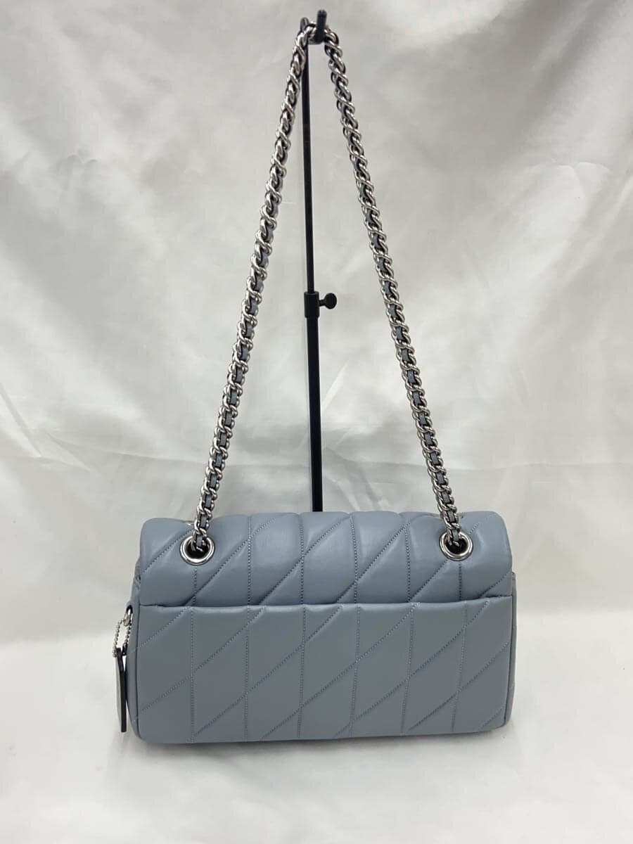 COACH Tabby Bag Shoulder Bag Leather BLU Solid m2381-cp147 3