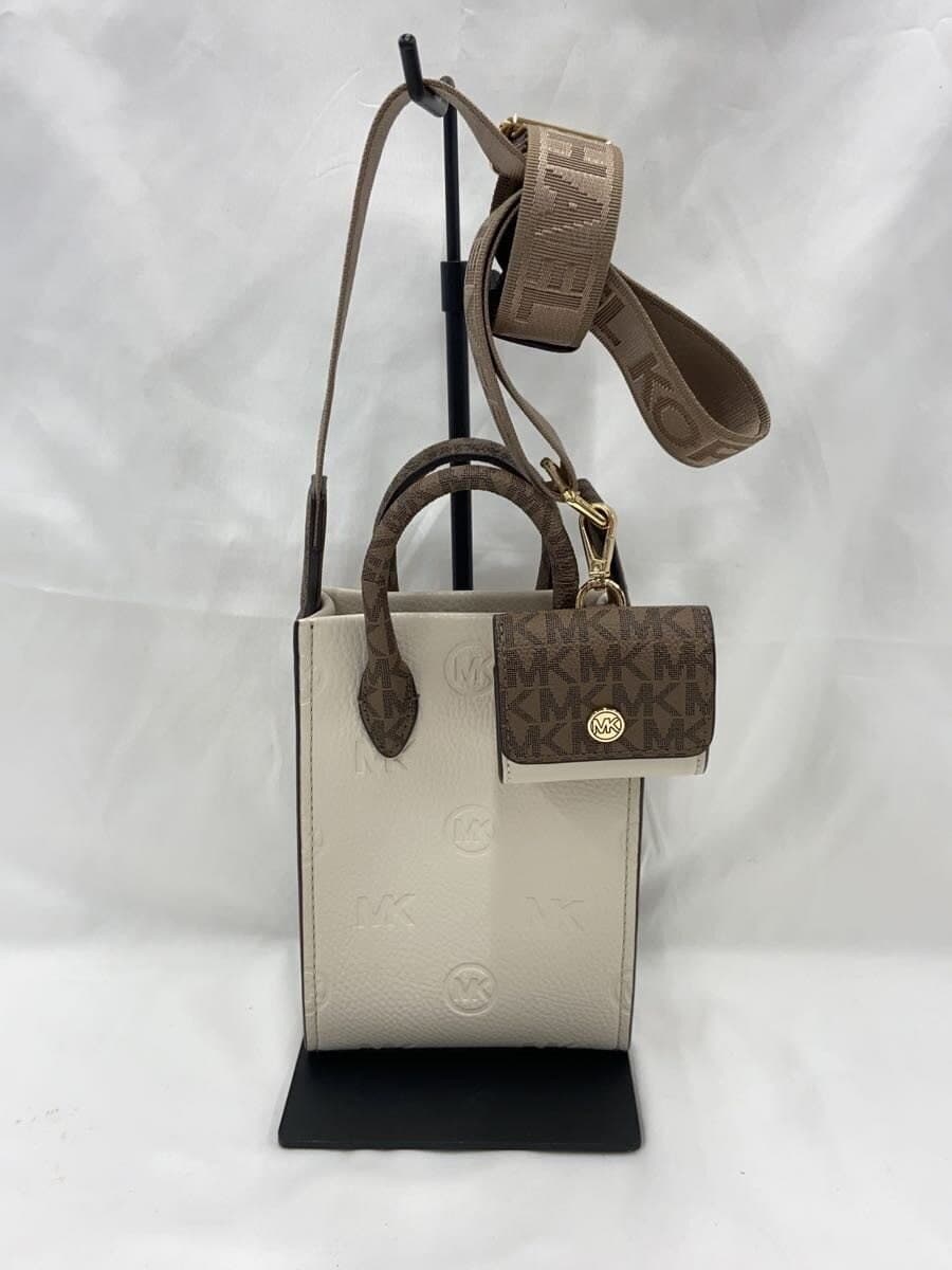 MICHAEL KORS Shoulder Bag WHT All Over Pattern AV-2309 3