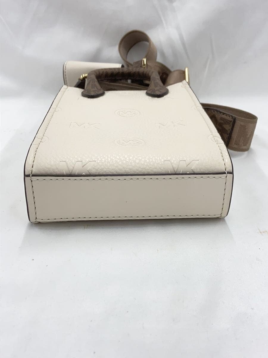 MICHAEL KORS Shoulder Bag WHT All Over Pattern AV-2309 4