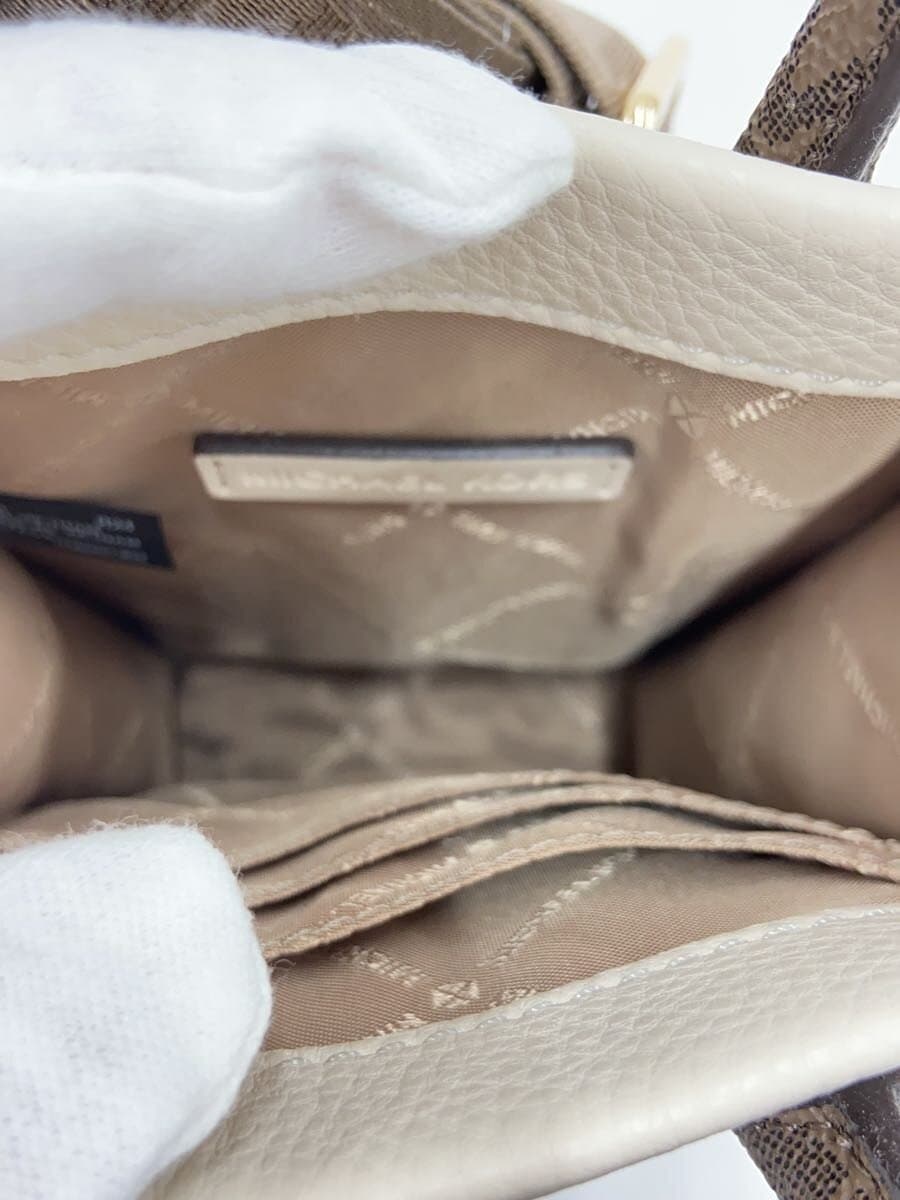 MICHAEL KORS Shoulder Bag WHT All Over Pattern AV-2309 6