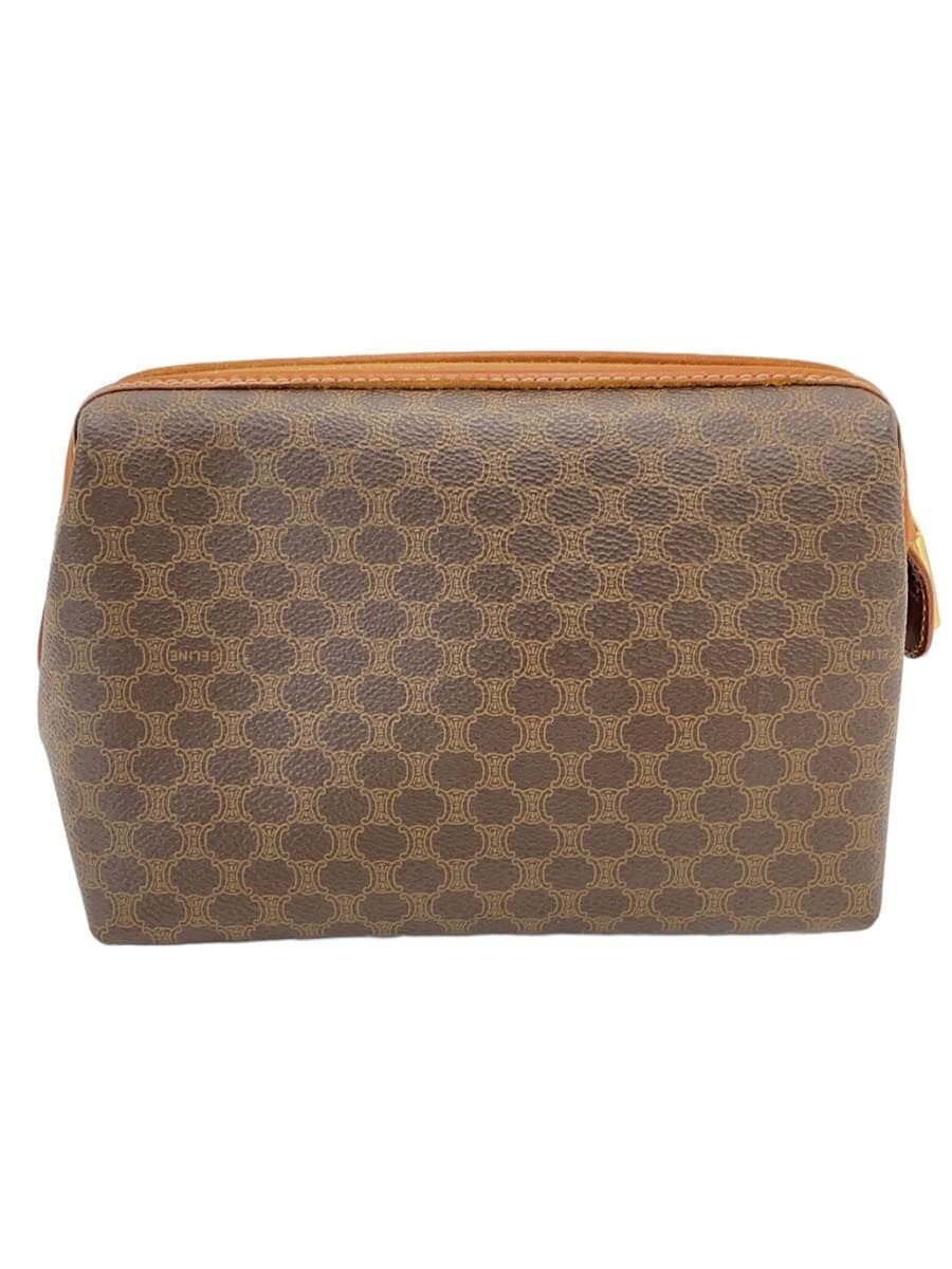 CELINE Macadam Pattern Pouch BRW All Over Pattern