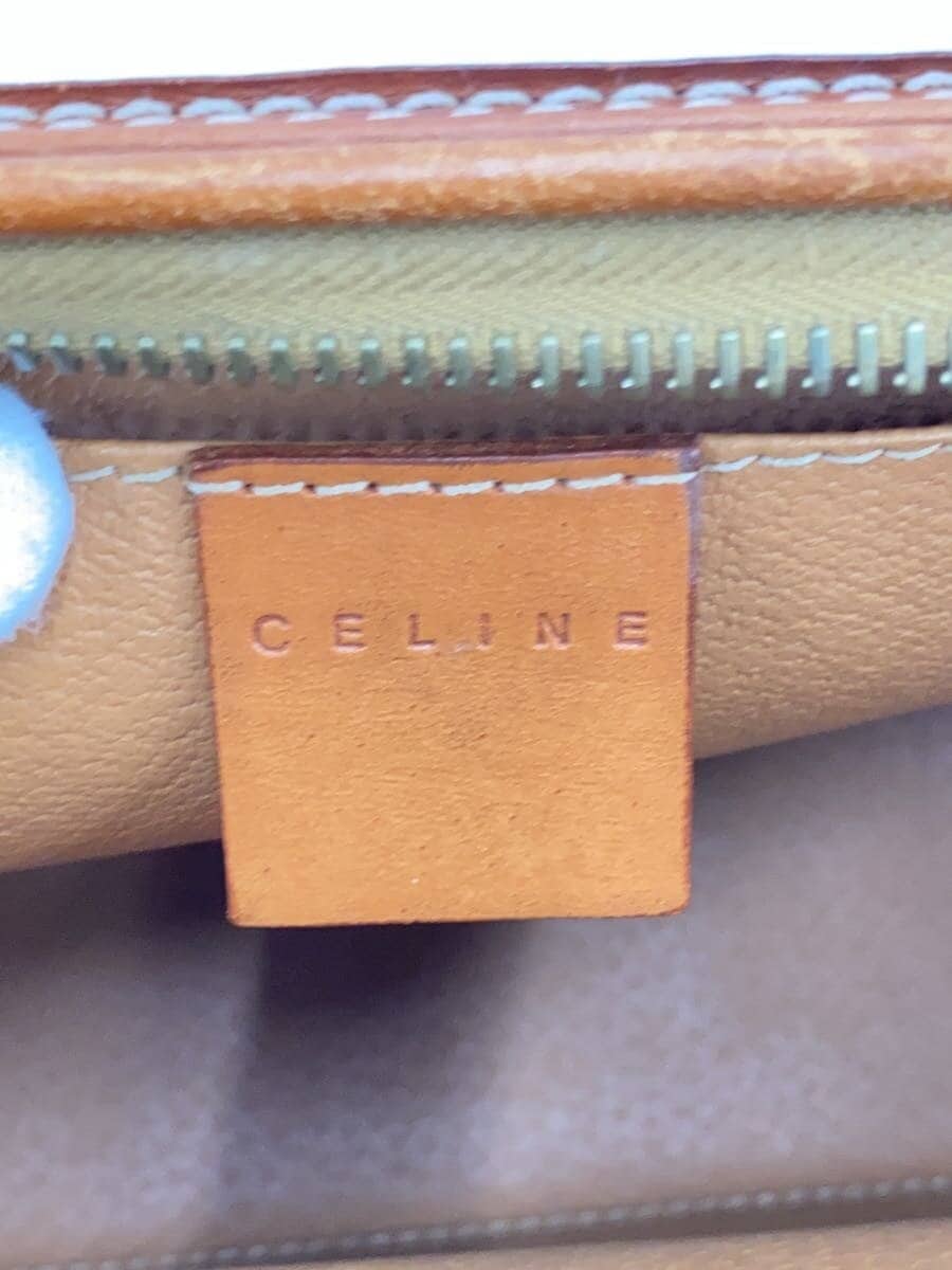 CELINE Macadam Pattern Pouch BRW All Over Pattern 5