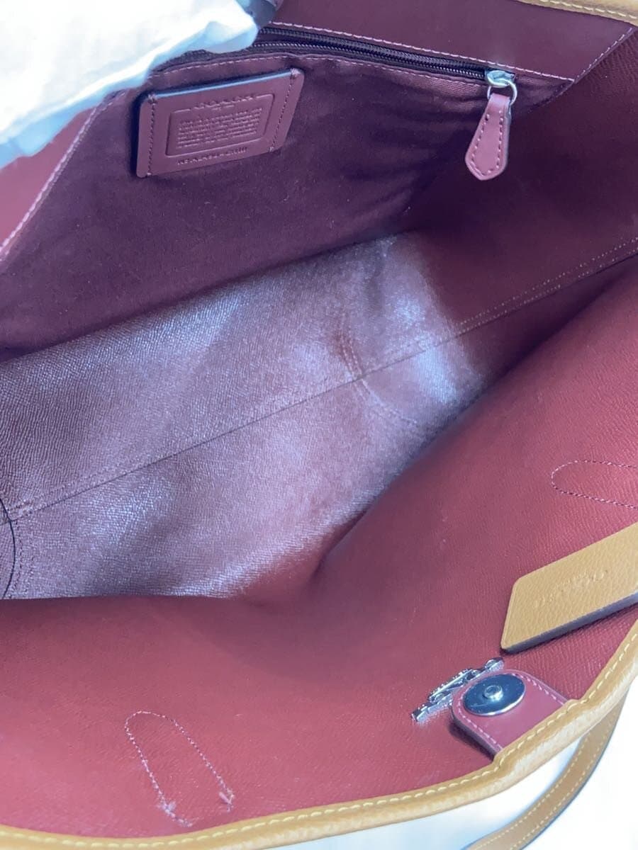 COACH Tote Bag BRW Solid cr111 6