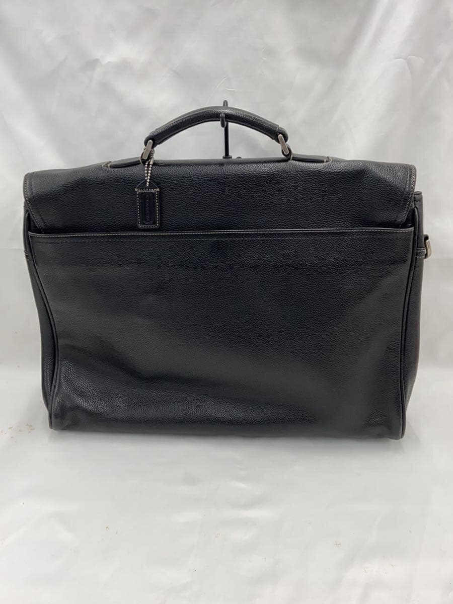 COACH2-Way Briefcase Leather BLK Solid 6466 3