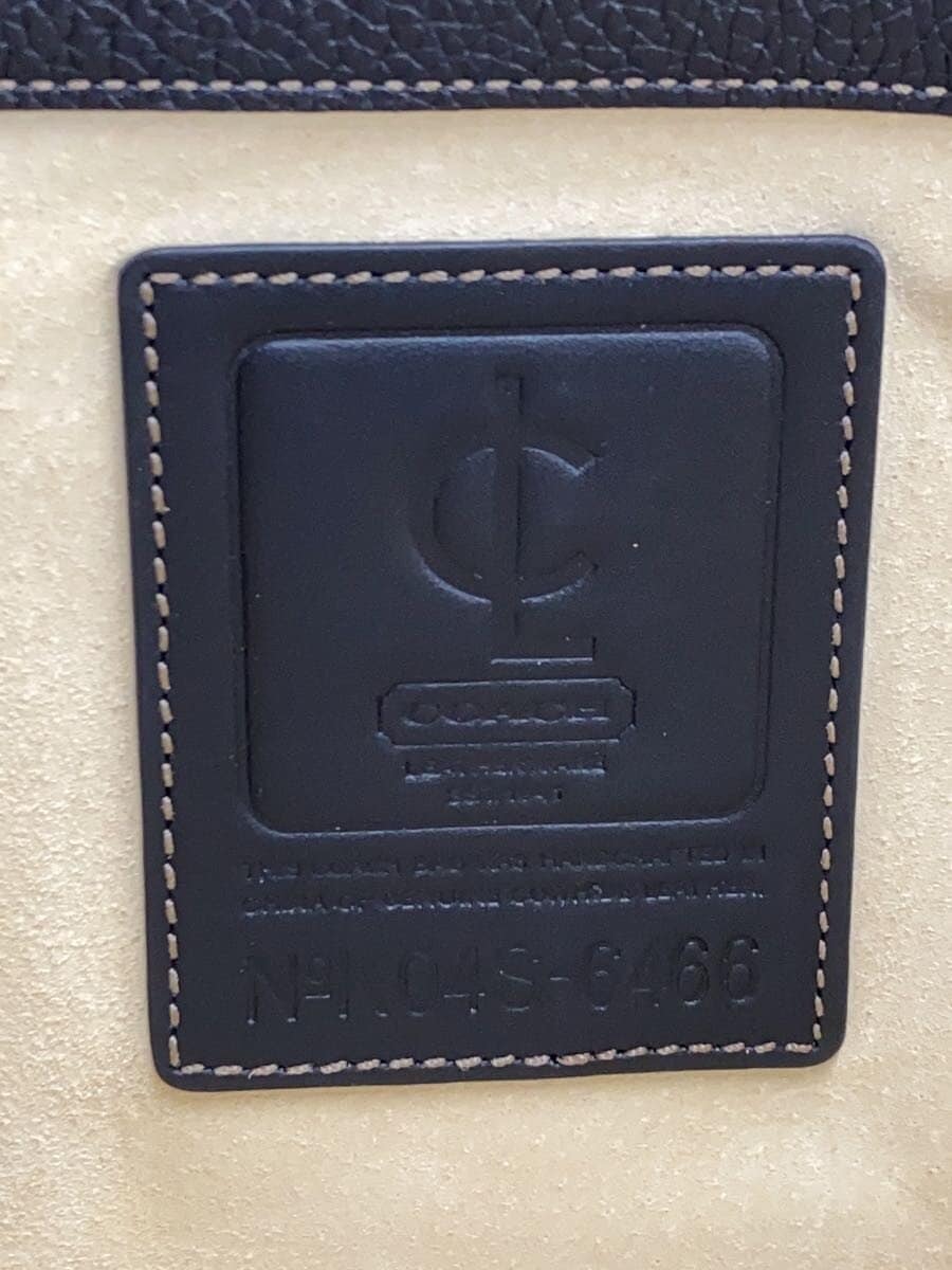 COACH2-Way Briefcase Leather BLK Solid 6466 5