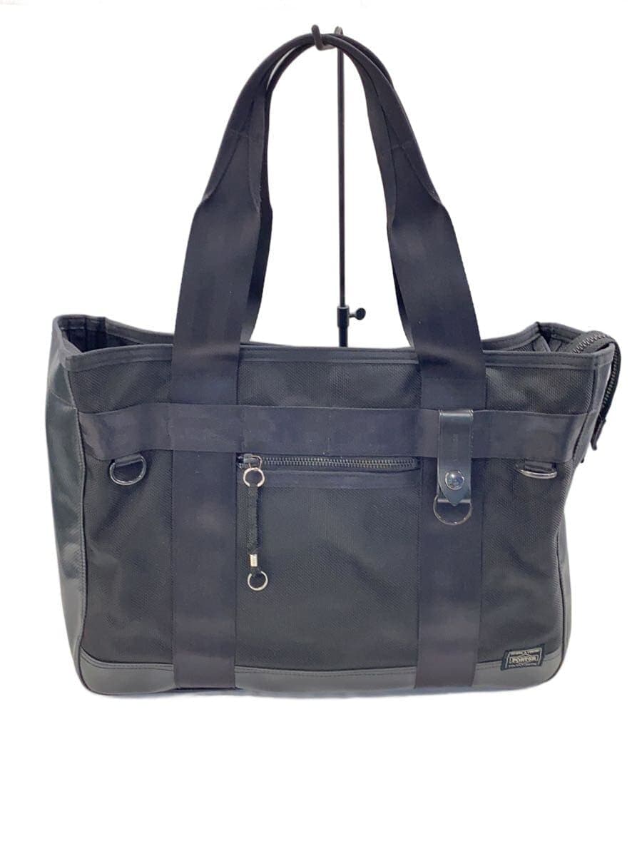 PORTER tote bag nylon BLK plain