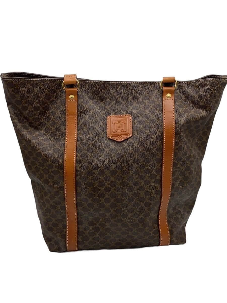 CELINE Tote Bag PVC BRW All Over Pattern MC98 1