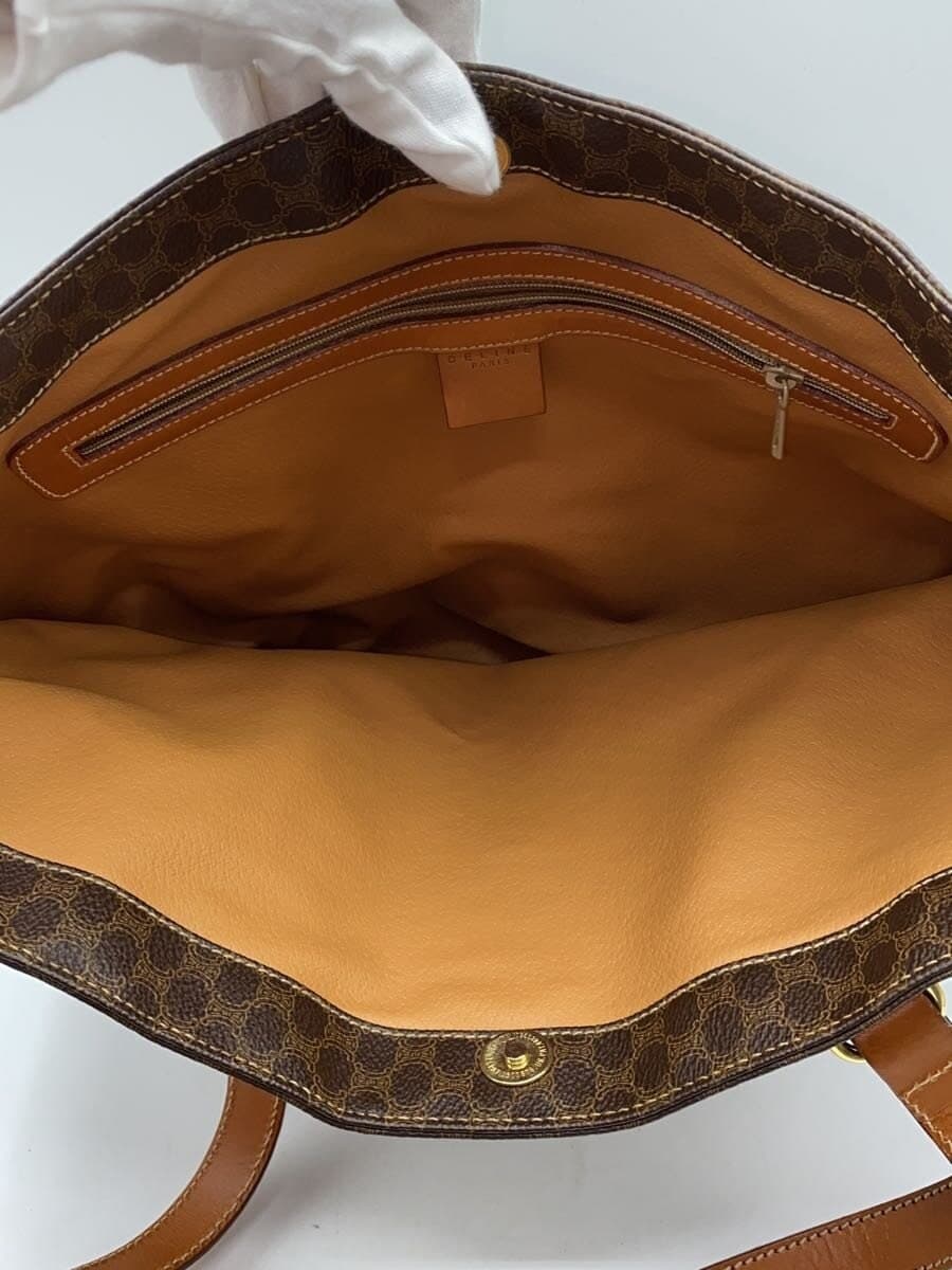 CELINE Tote Bag PVC BRW All Over Pattern MC98 1 6