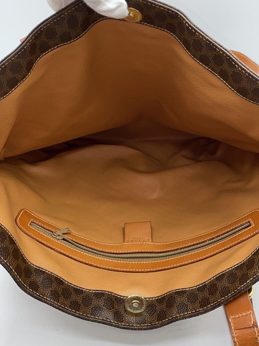 CELINE Tote Bag PVC BRW All Over Pattern MC98 1 7