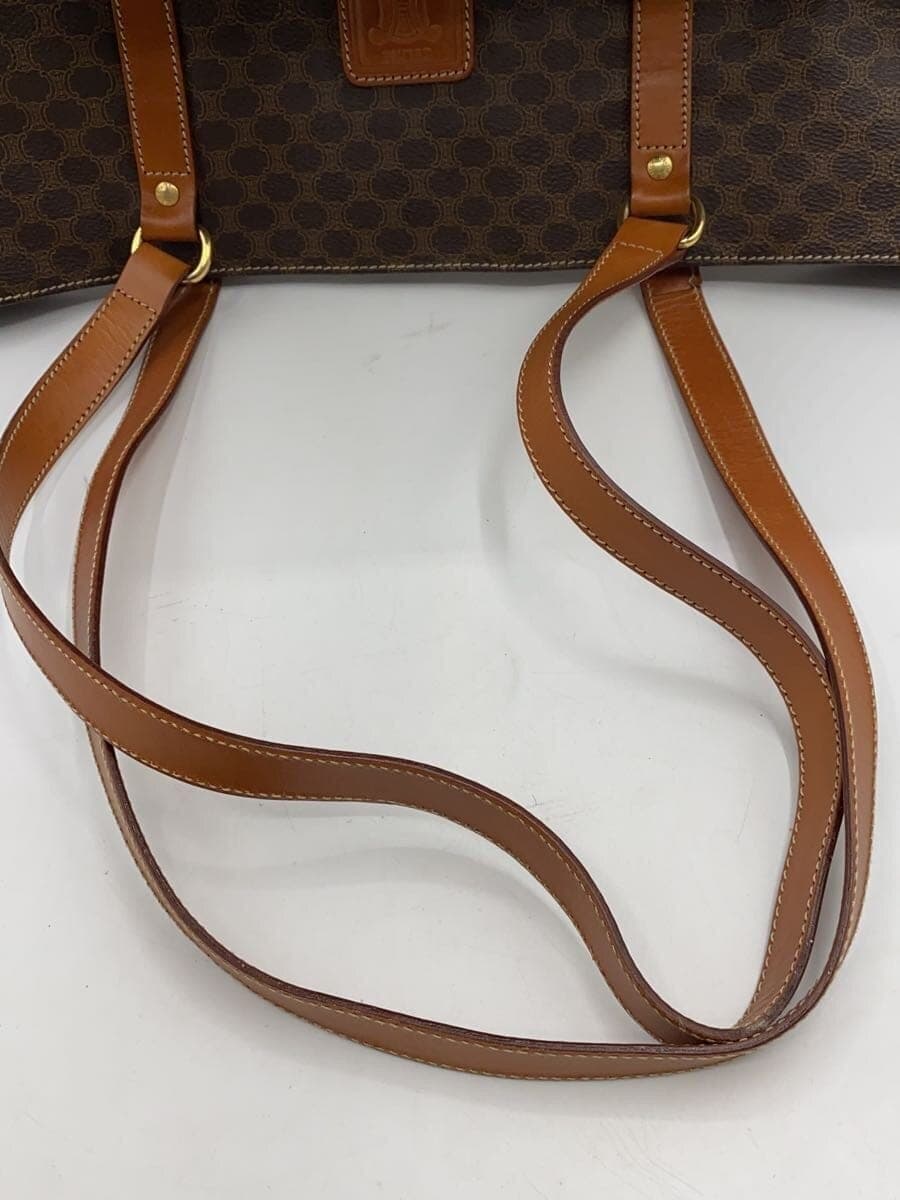 CELINE Tote Bag PVC BRW All Over Pattern MC98 1 8