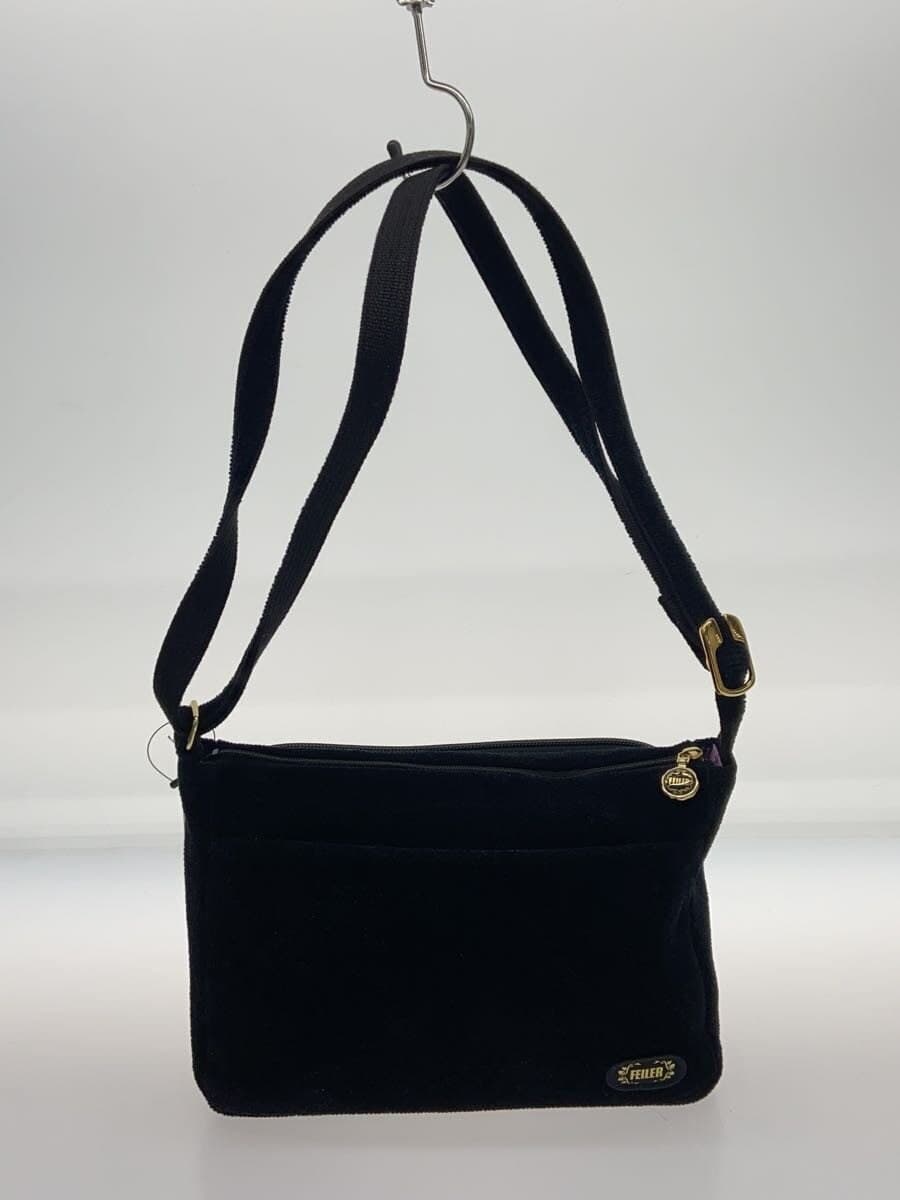 FEILER Shoulder Bag BLK Floral 3