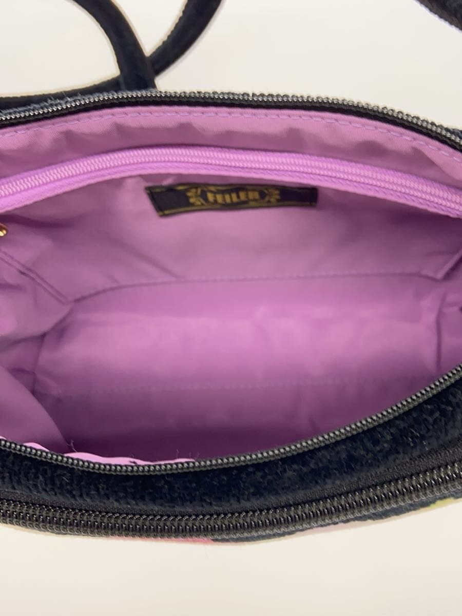 FEILER Shoulder Bag BLK Floral 6