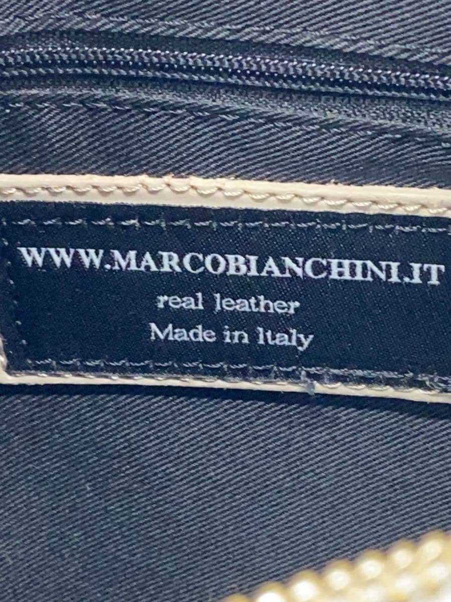 MARCO BIANCHINI Shoulder Bag Leather BEG 5