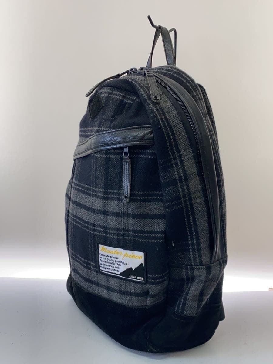 MSPC(master-piece)Backpack Suede GRY Check 01010-W 2