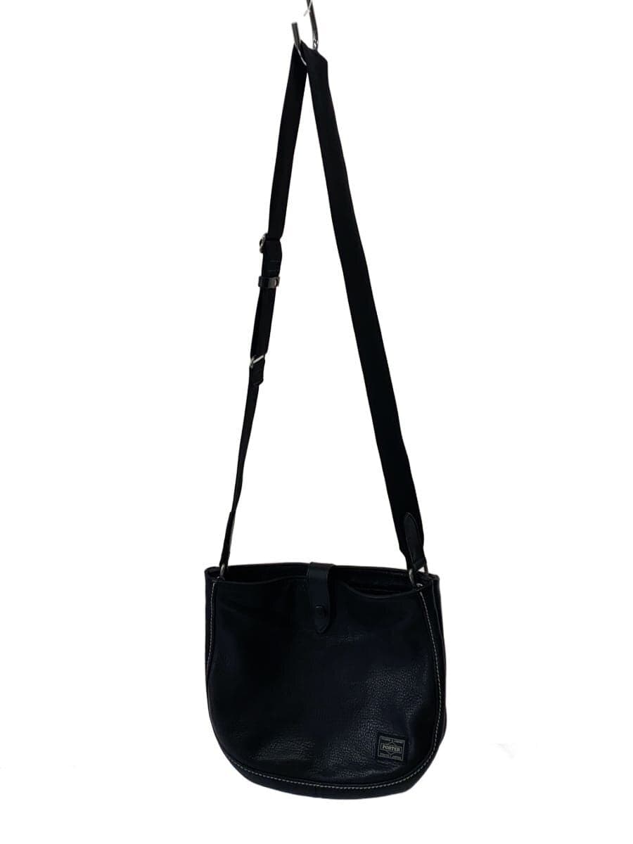 PORTERCISCO_Cisco _Shoulder Bag Leather BLK 120-03306