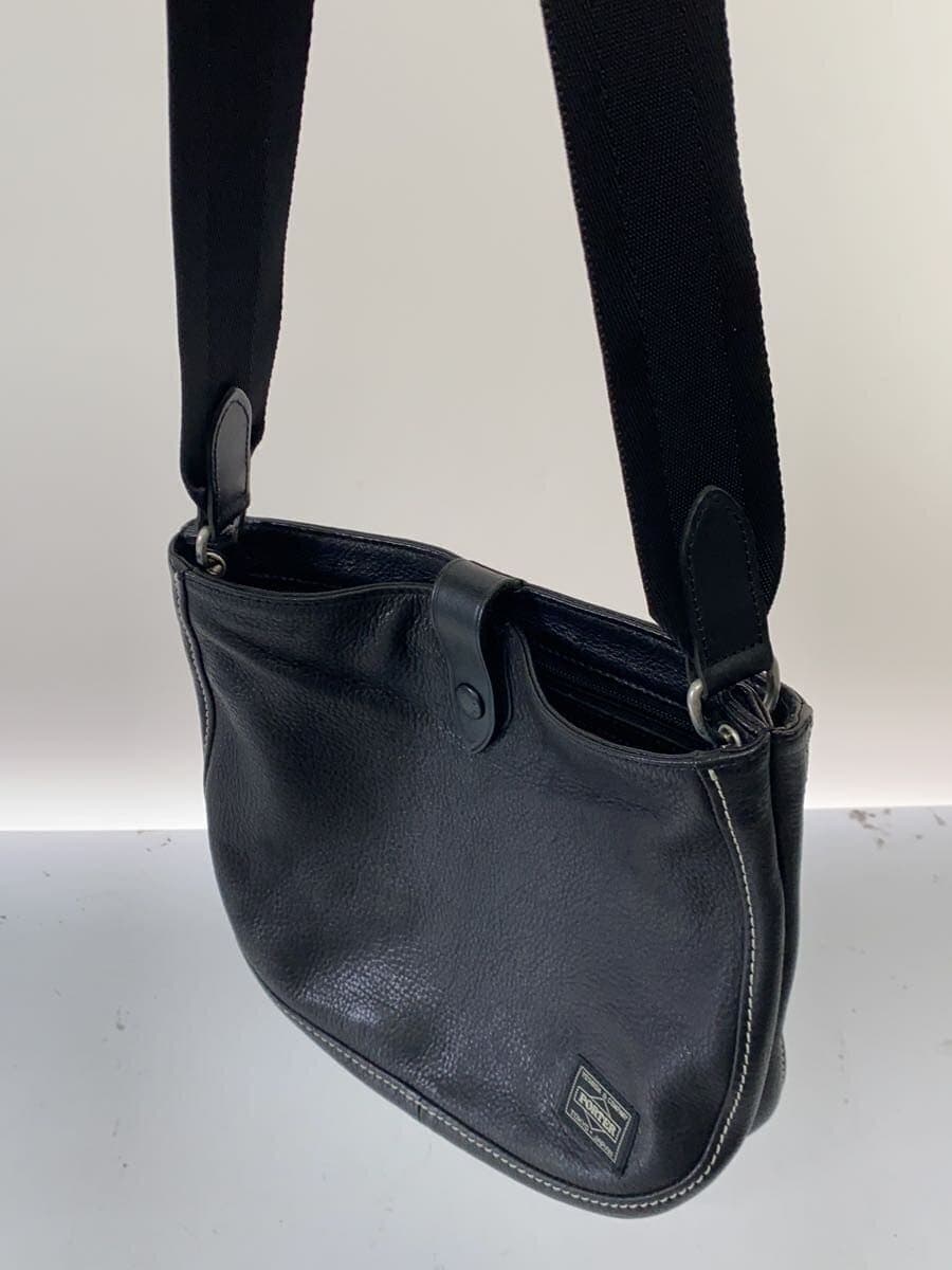 PORTERCISCO_Cisco _Shoulder Bag Leather BLK 120-03306 2