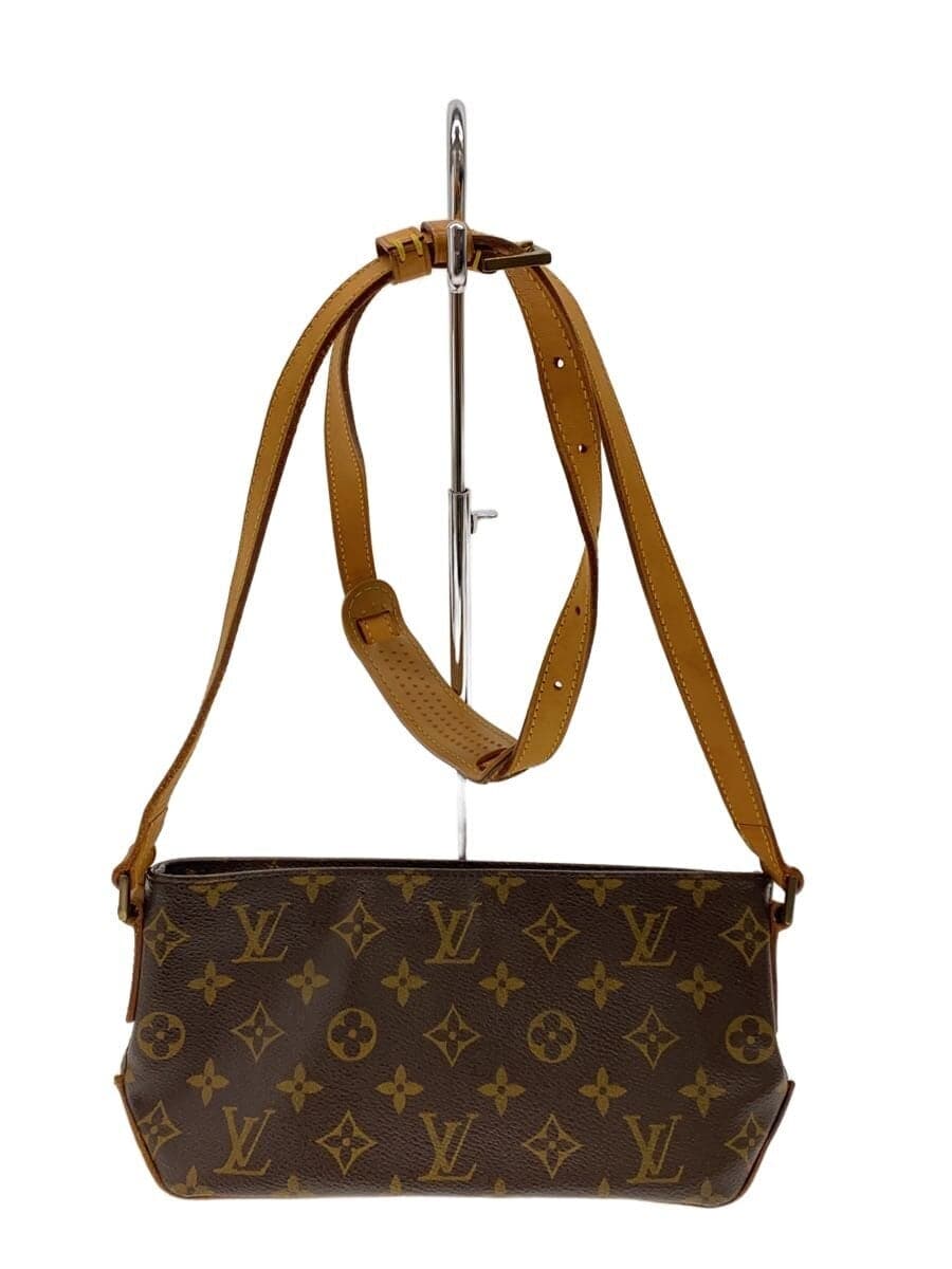 LOUIS VUITTON Trotter _Monogram Canvas M51240 Shoulder - Bag PVC Brown