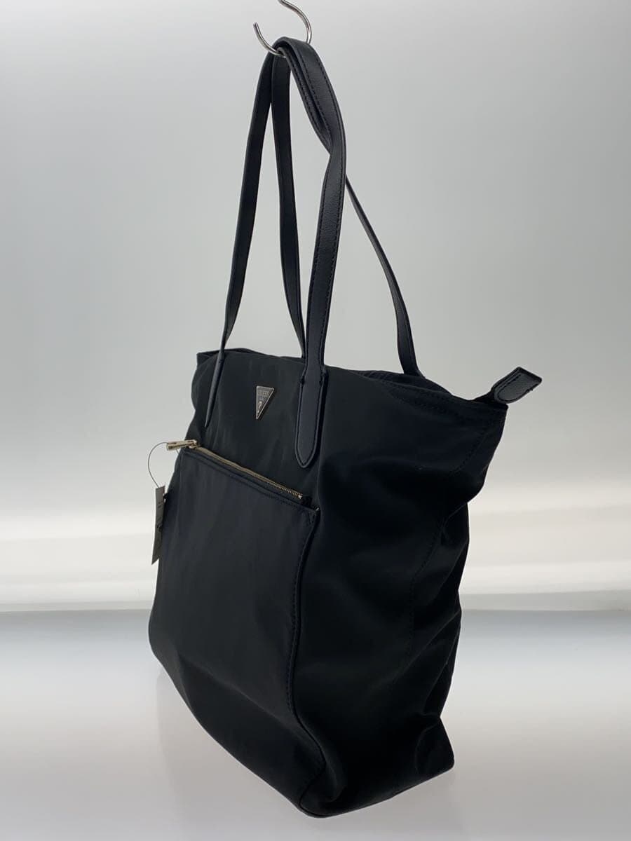 GUESS Eco Gemma Logo Triangle Shopper Tote Bag Black EYG839523 2