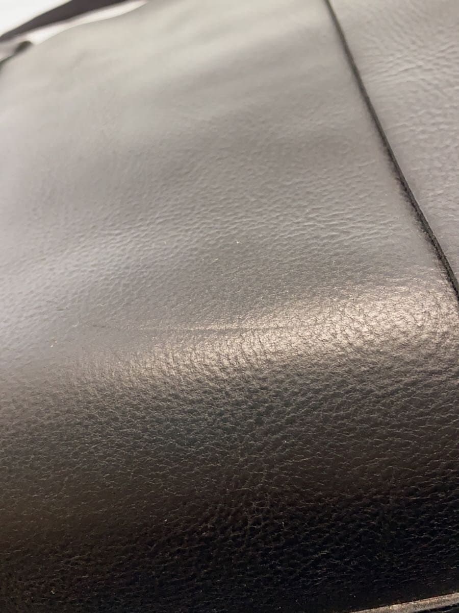 MUUN With Tag Leather Tote Bag Inner Knit Bag Black 7