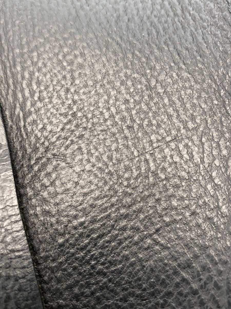 MUUN With Tag Leather Tote Bag Inner Knit Bag Black 9