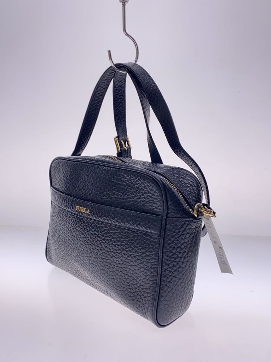 FURLAAVRIL Shoulder Bag Leather Black 2