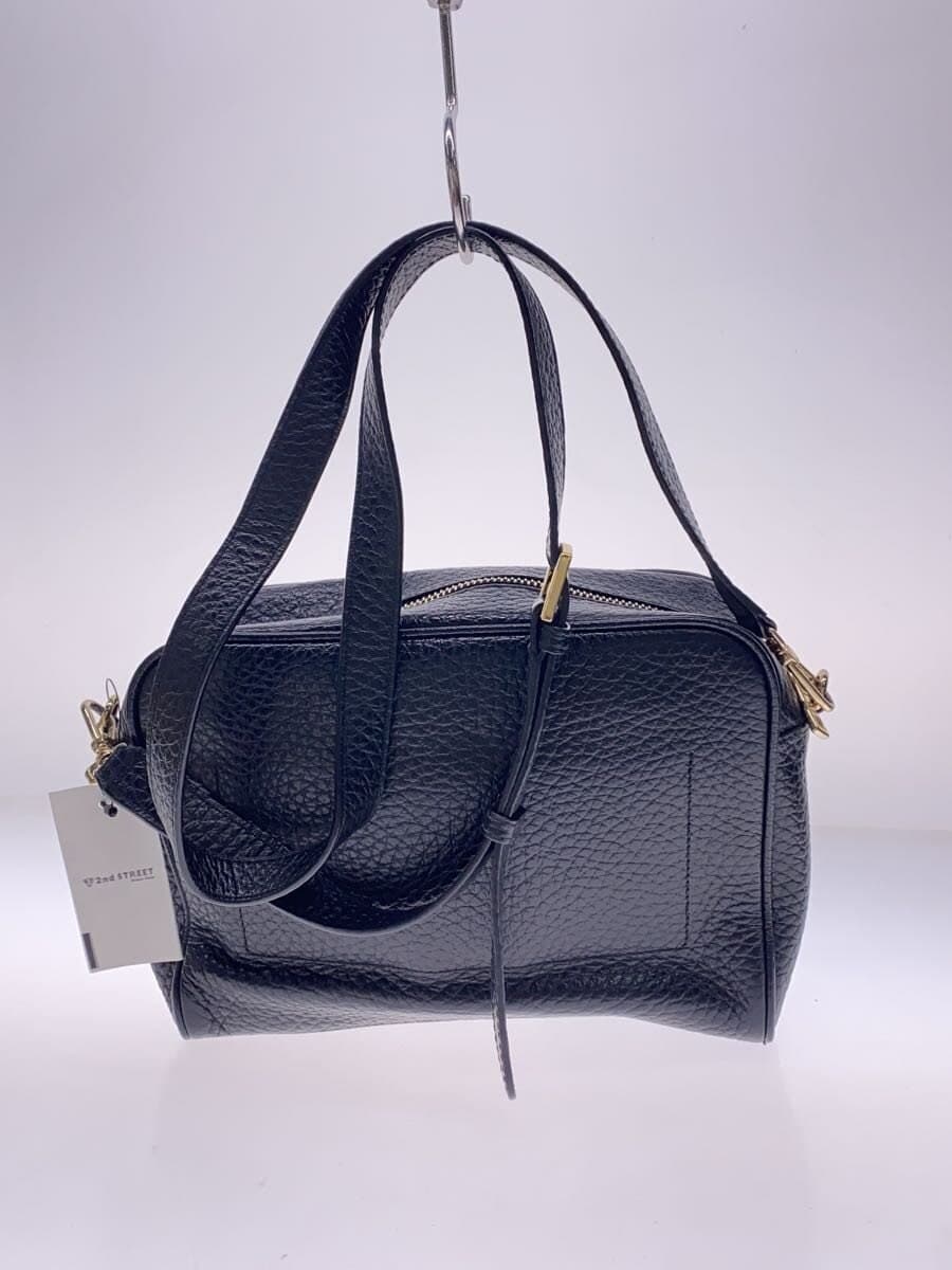 FURLAAVRIL Shoulder Bag Leather Black 3