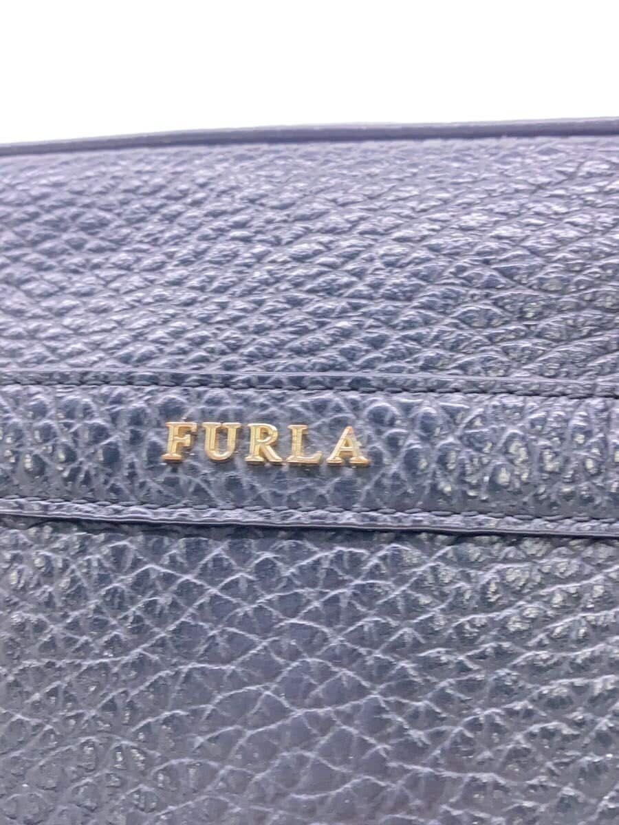 FURLAAVRIL Shoulder Bag Leather Black 5