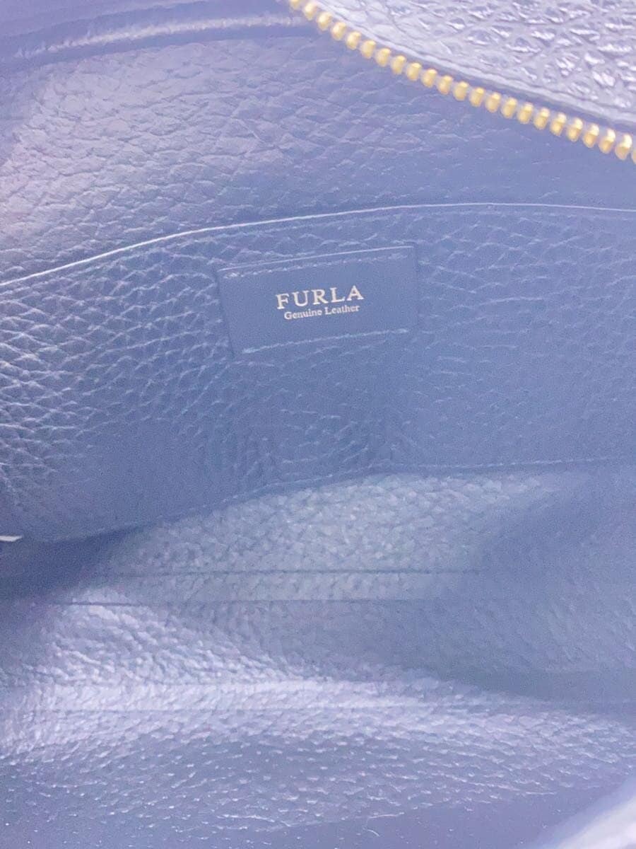 FURLAAVRIL Shoulder Bag Leather Black 6