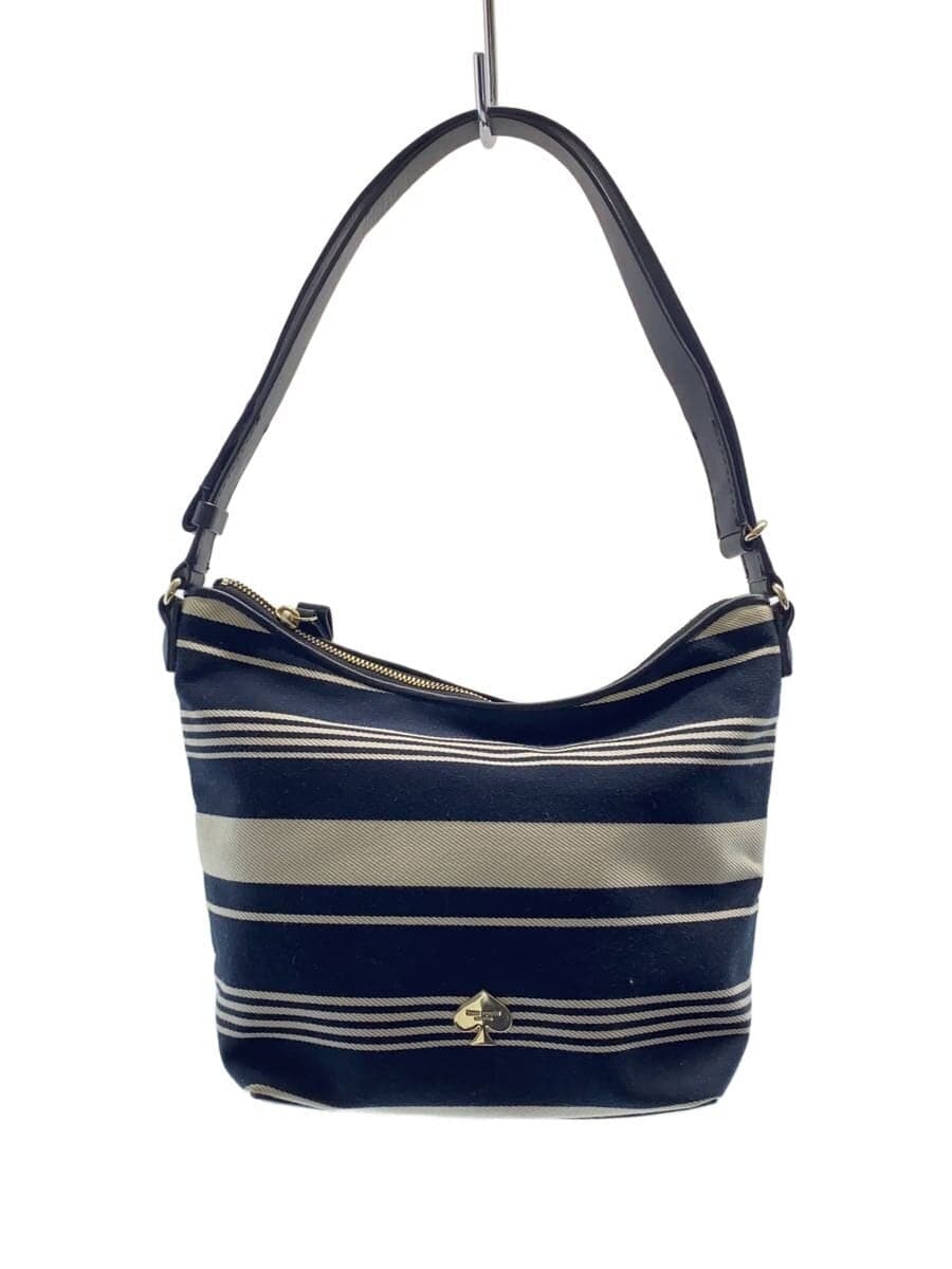 kate spade new york One Shoulder Bag Handbag Acrylic Border Stripe KB601