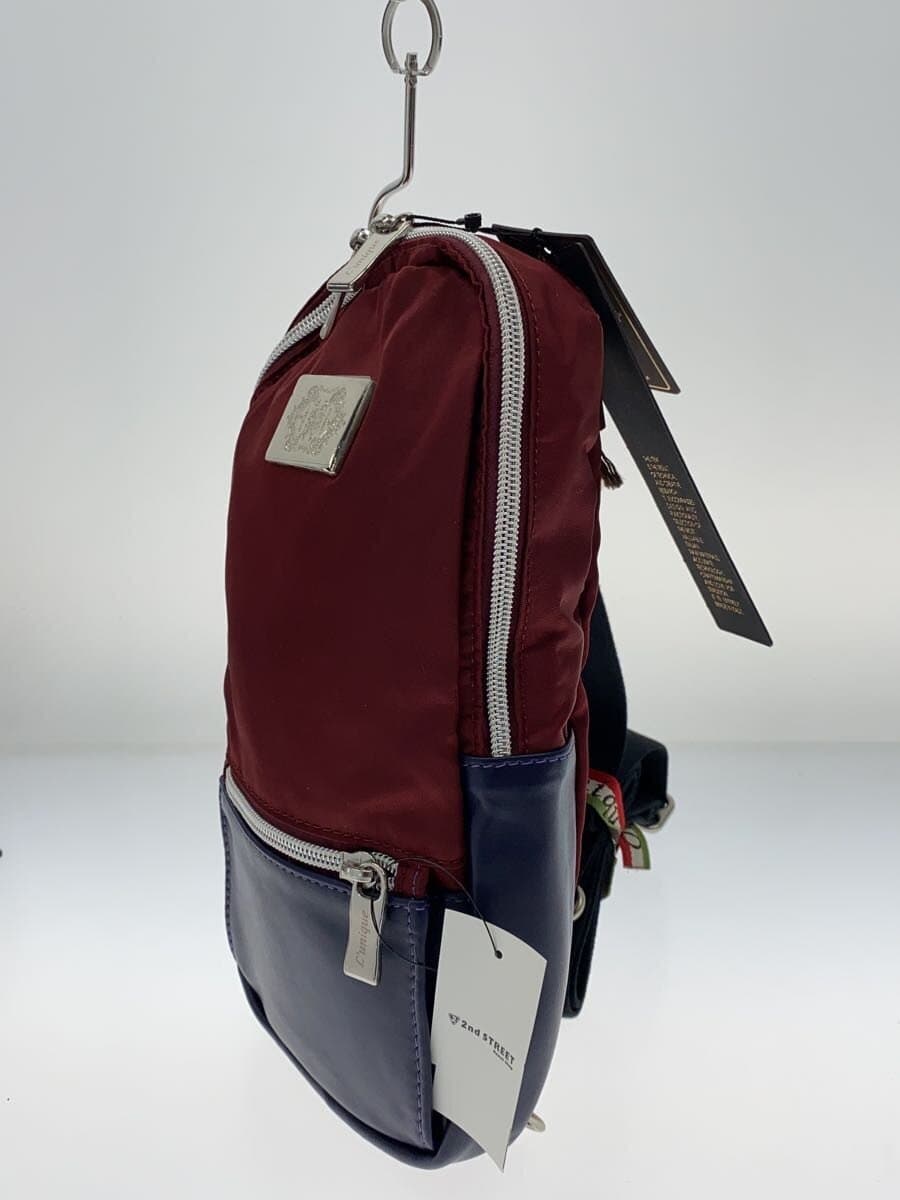 Orobianco With Tag Body Bag Shoulder Bag Nylon Leather Bordeaux Purple 2X 367 2