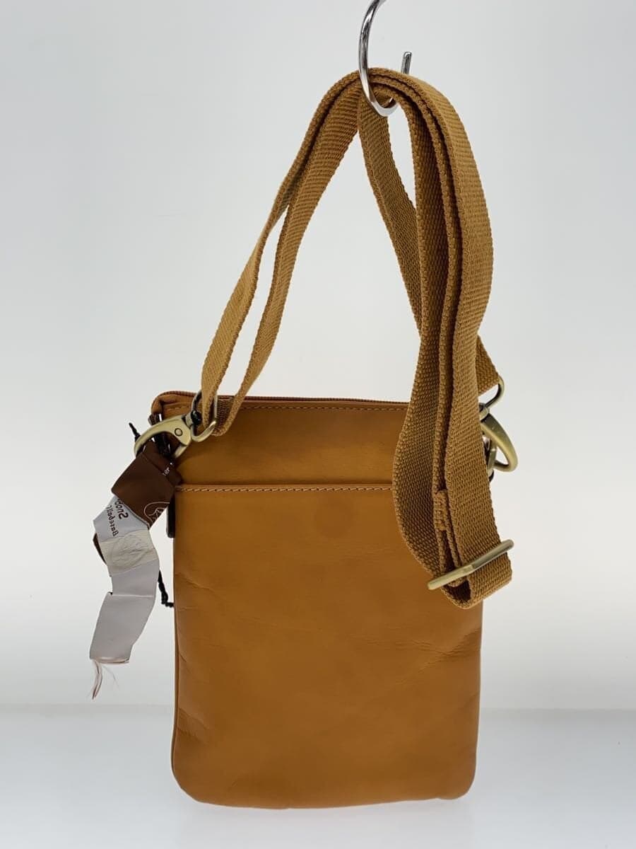 SNOBBISTSNOBBIST Snobist Globe Leather Shoulder Bag Cowhide Camel 3