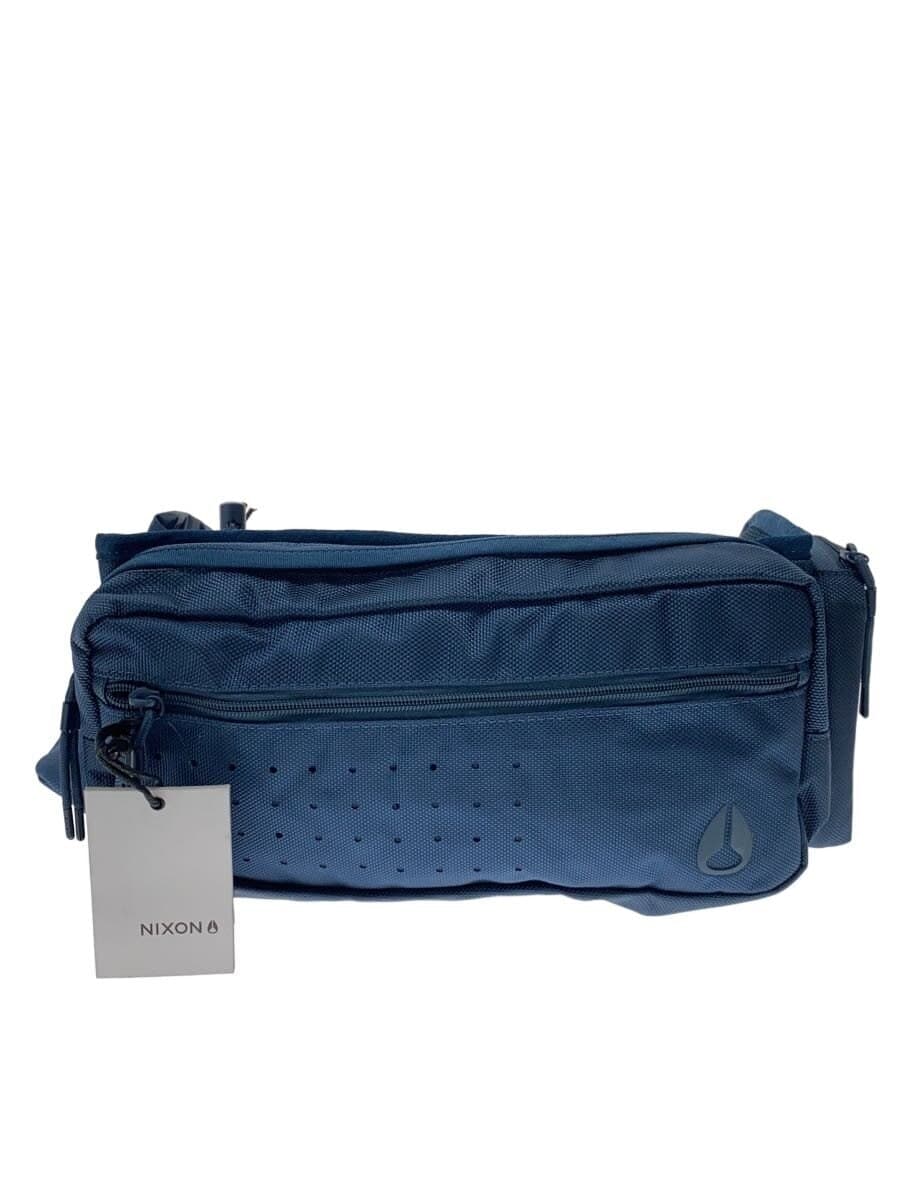 NIXON With Tag SHADOW SLING PACK Waist Bag Nylon Blue STEEL BLUE