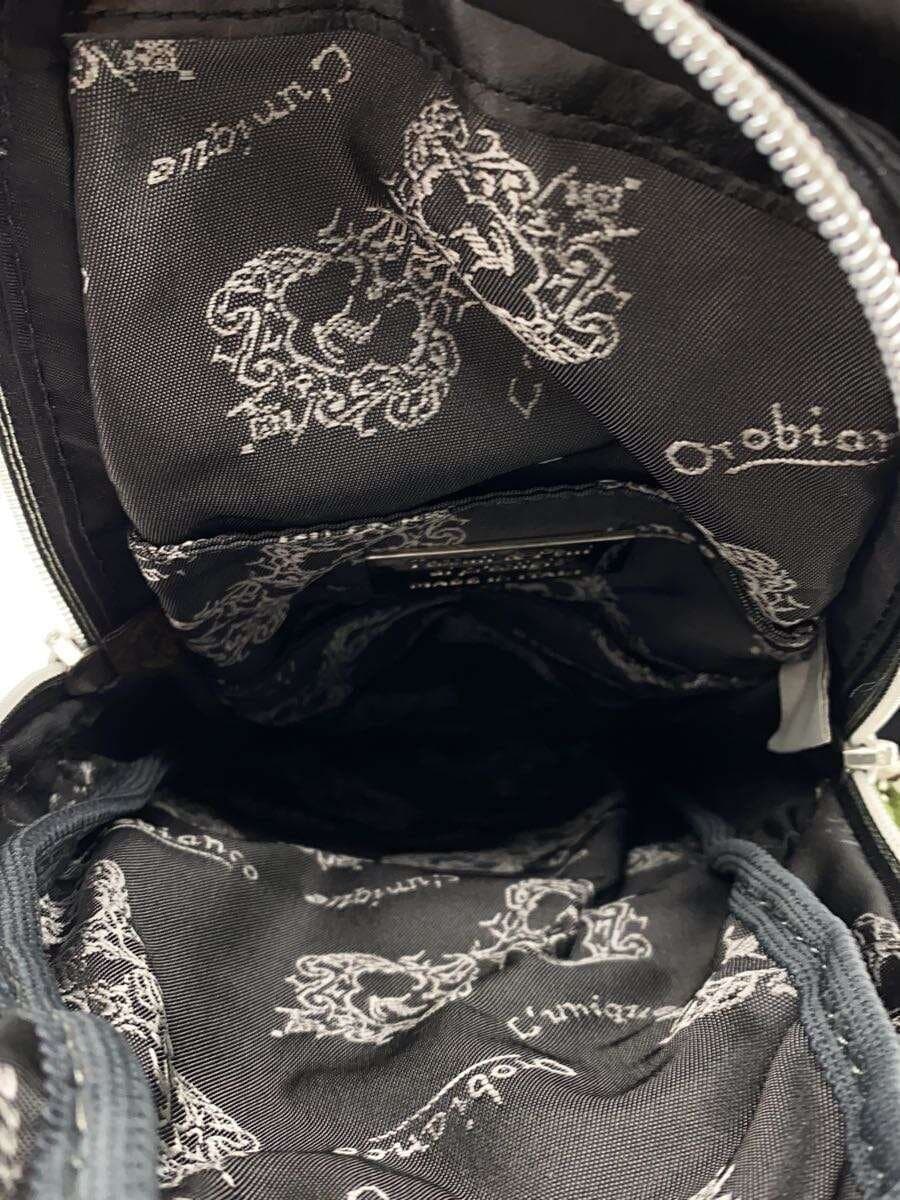 Orobianco With Tag GIACOMIO Giacomio Body Bag Shoulder Bag Nylon BLK 2X 496 6