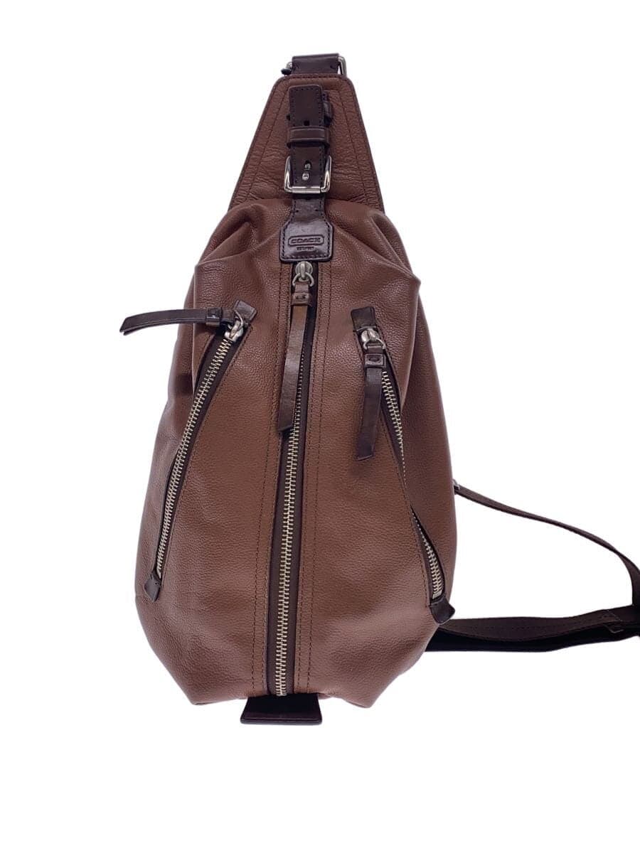 COACH Body Bag Shoulder Bag Leather Brown F70360