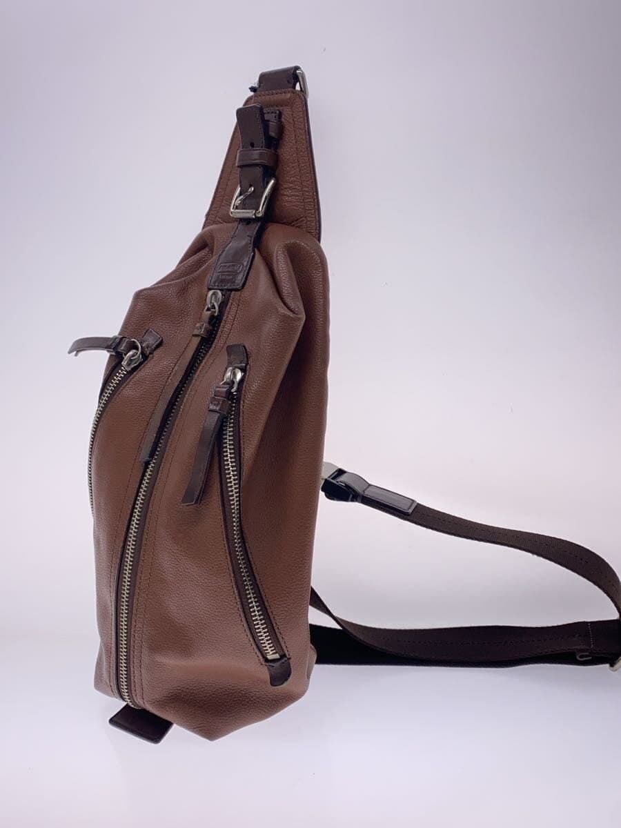 COACH Body Bag Shoulder Bag Leather Brown F70360 2