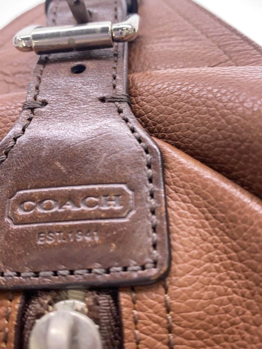 COACH Body Bag Shoulder Bag Leather Brown F70360 5