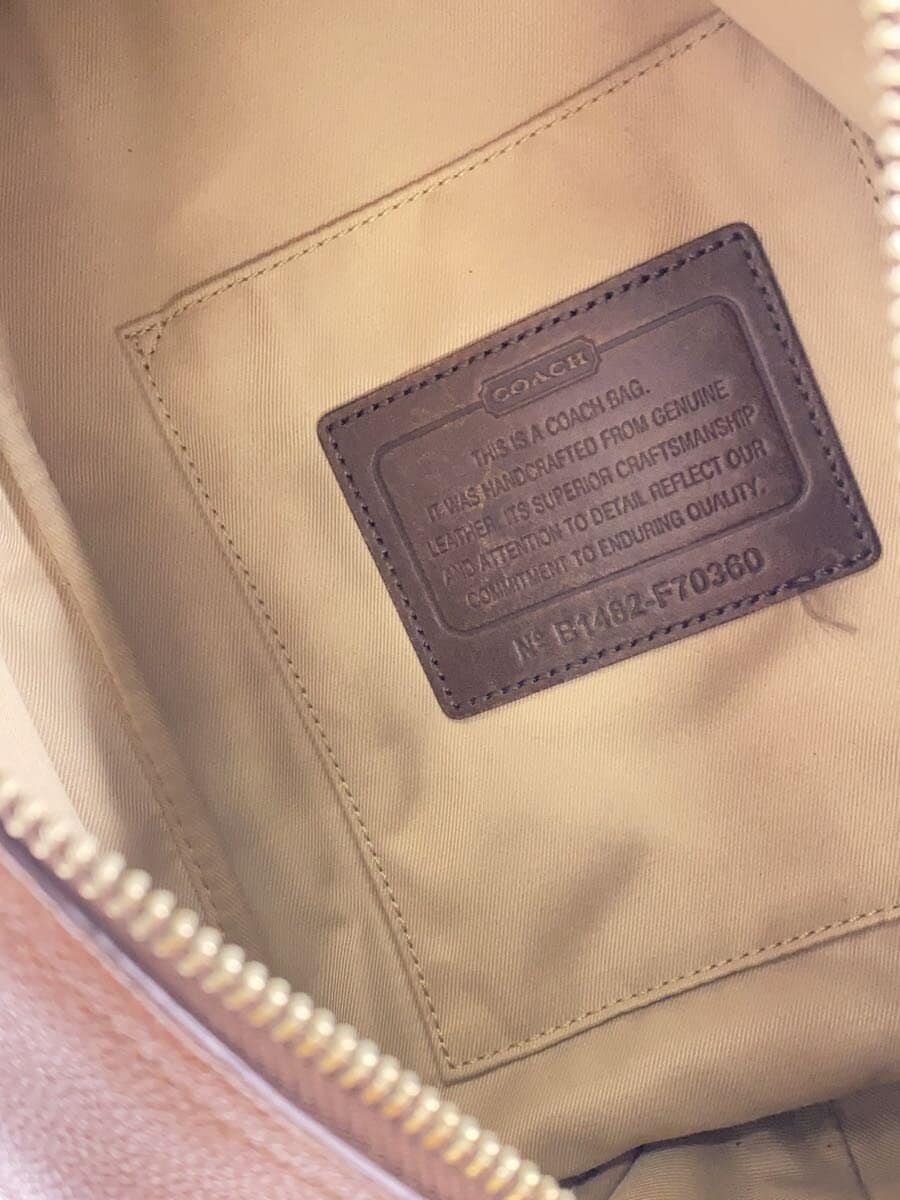 COACH Body Bag Shoulder Bag Leather Brown F70360 6