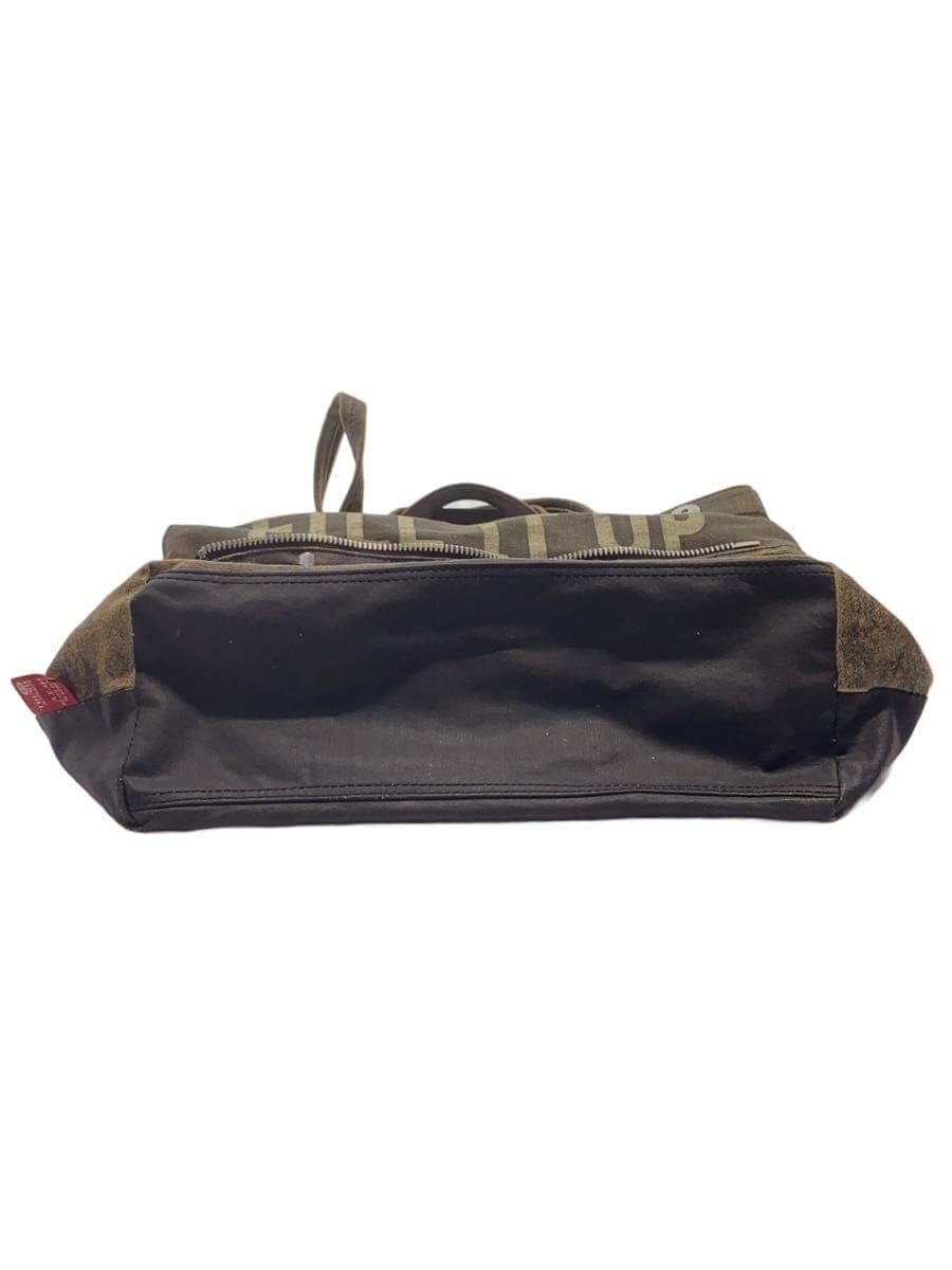 TOUGH jeansmith VINTAGE MILITARY COLLECTION Tote Bag Black & Brown 6243899 4