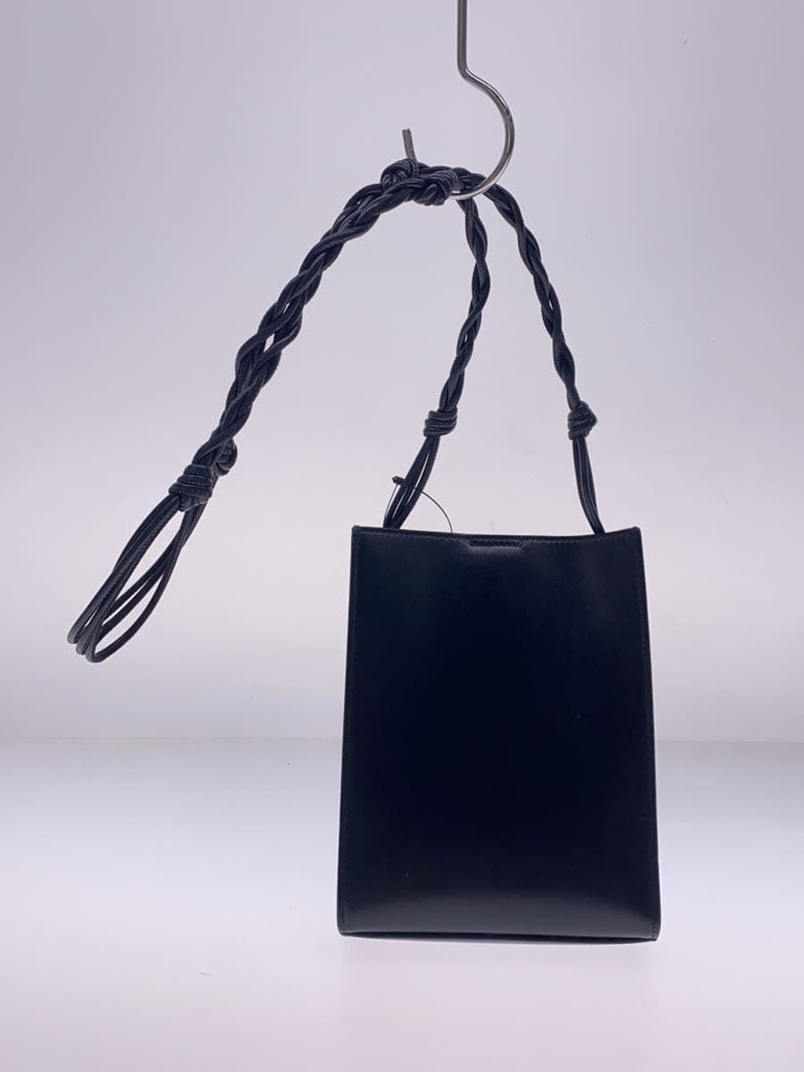 JIL SANDER TANGLE SM Tangle Small Shoulder Bag Leather Black 3
