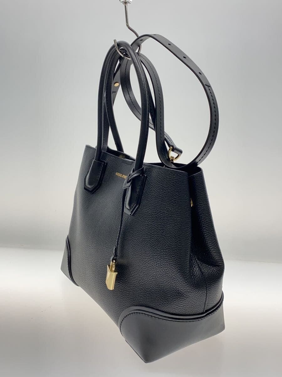 MICHAEL KORS Handbag Leather Black 30H7GZ5T6T 2