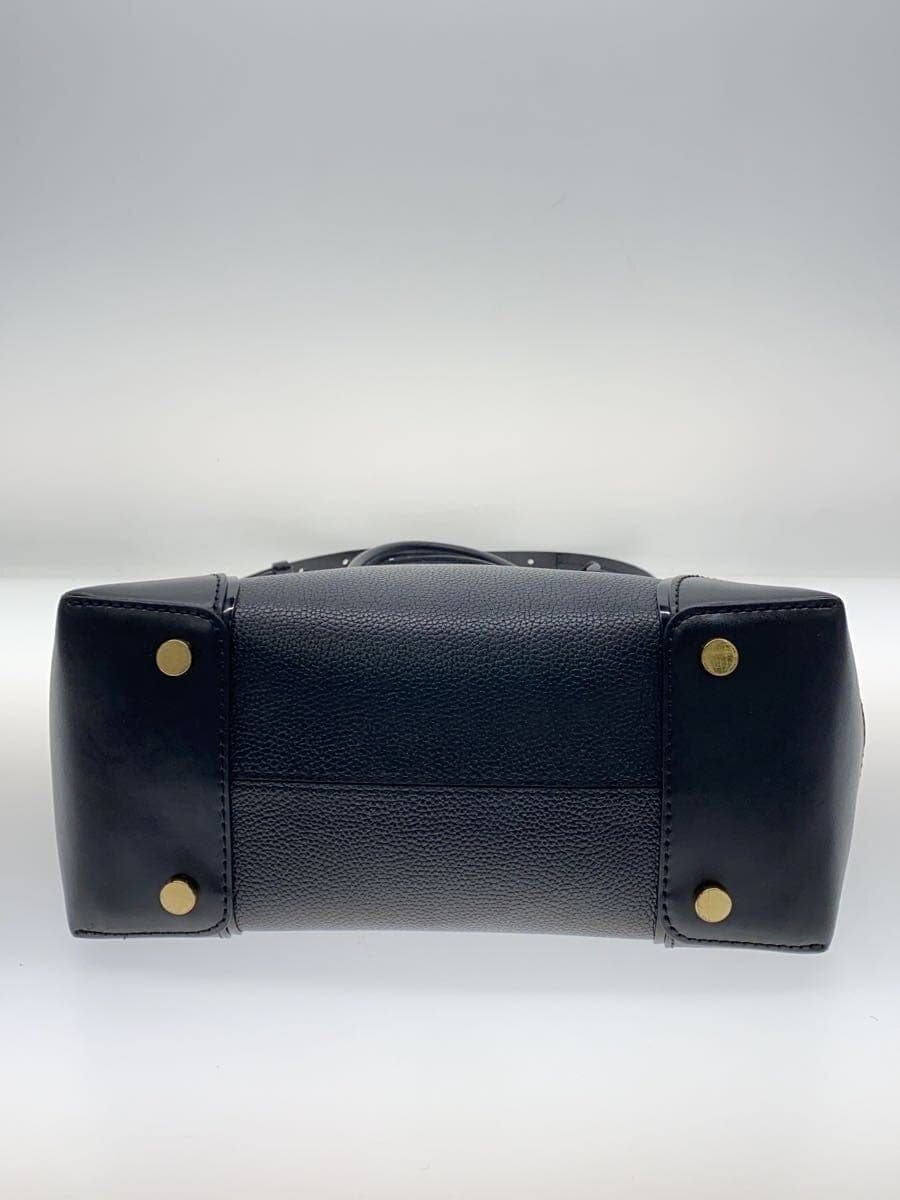 MICHAEL KORS Handbag Leather Black 30H7GZ5T6T 4