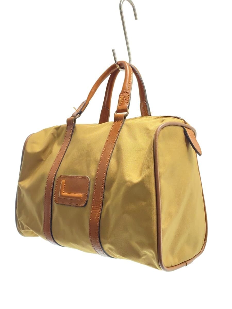 LANCEL Boston Bag BEG Solid MADE IN FRANCE Made in France With Stain 2