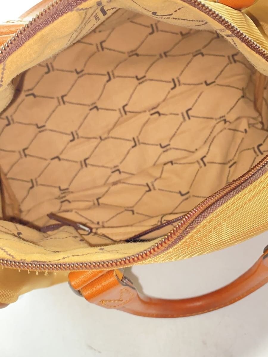 LANCEL Boston Bag BEG Solid MADE IN FRANCE Made in France With Stain 6