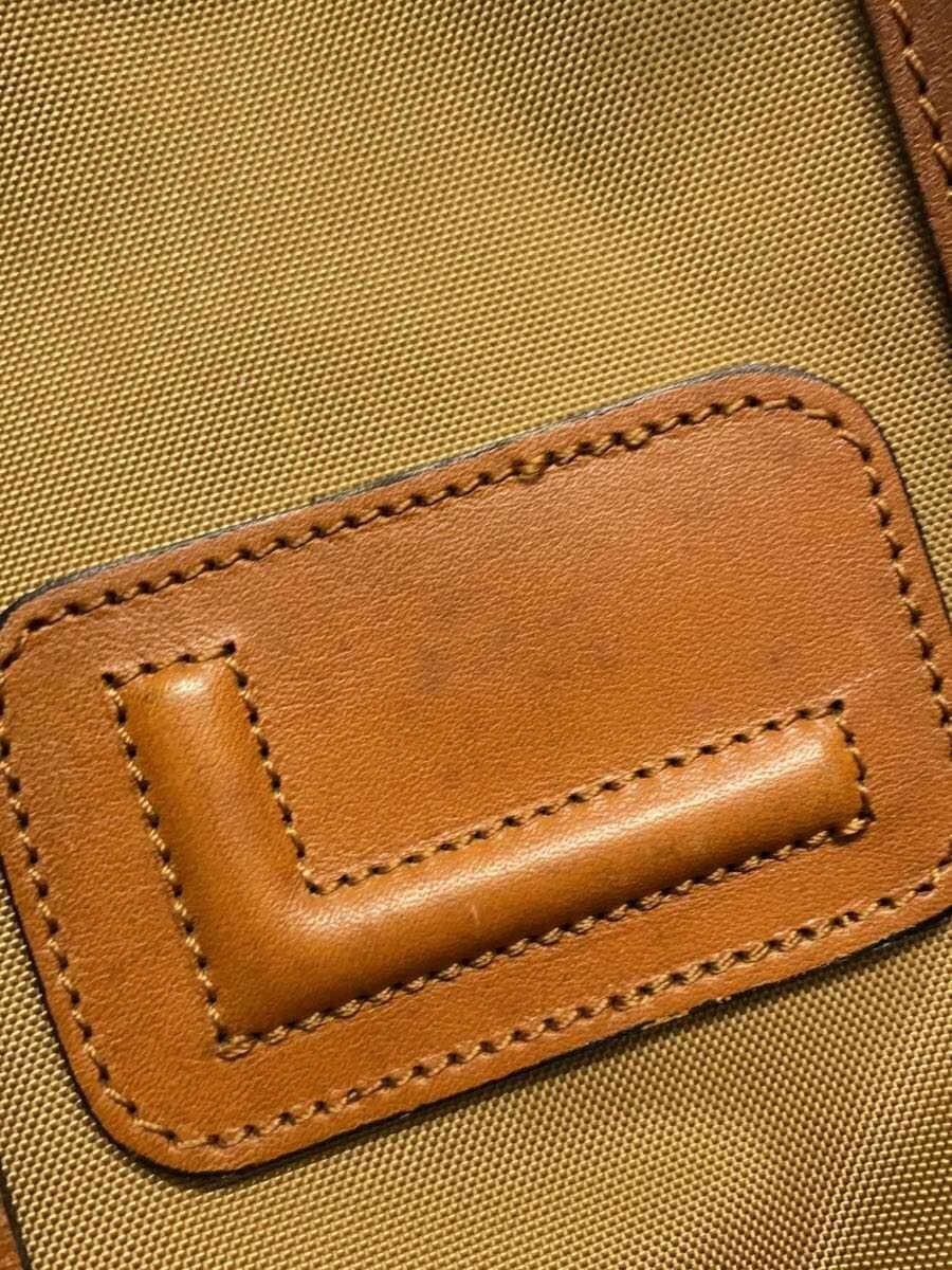 LANCEL Boston Bag BEG Solid MADE IN FRANCE Made in France With Stain 8