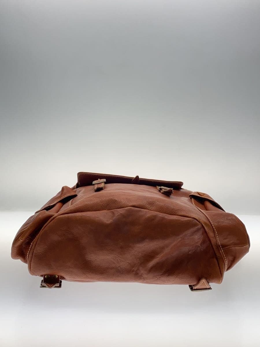 Other Brands: LA CAGE HOMME ZAINO La Cage Homme Backpack Leather Brown 4