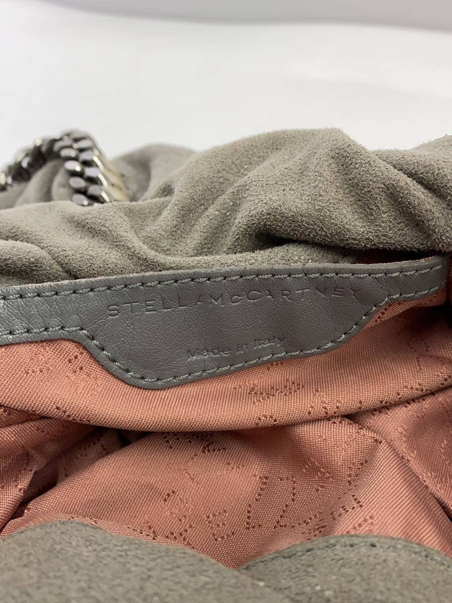 STELLA McCARTNEY Falabella Chain Shoulder Bag Suede GRAY 371223 5