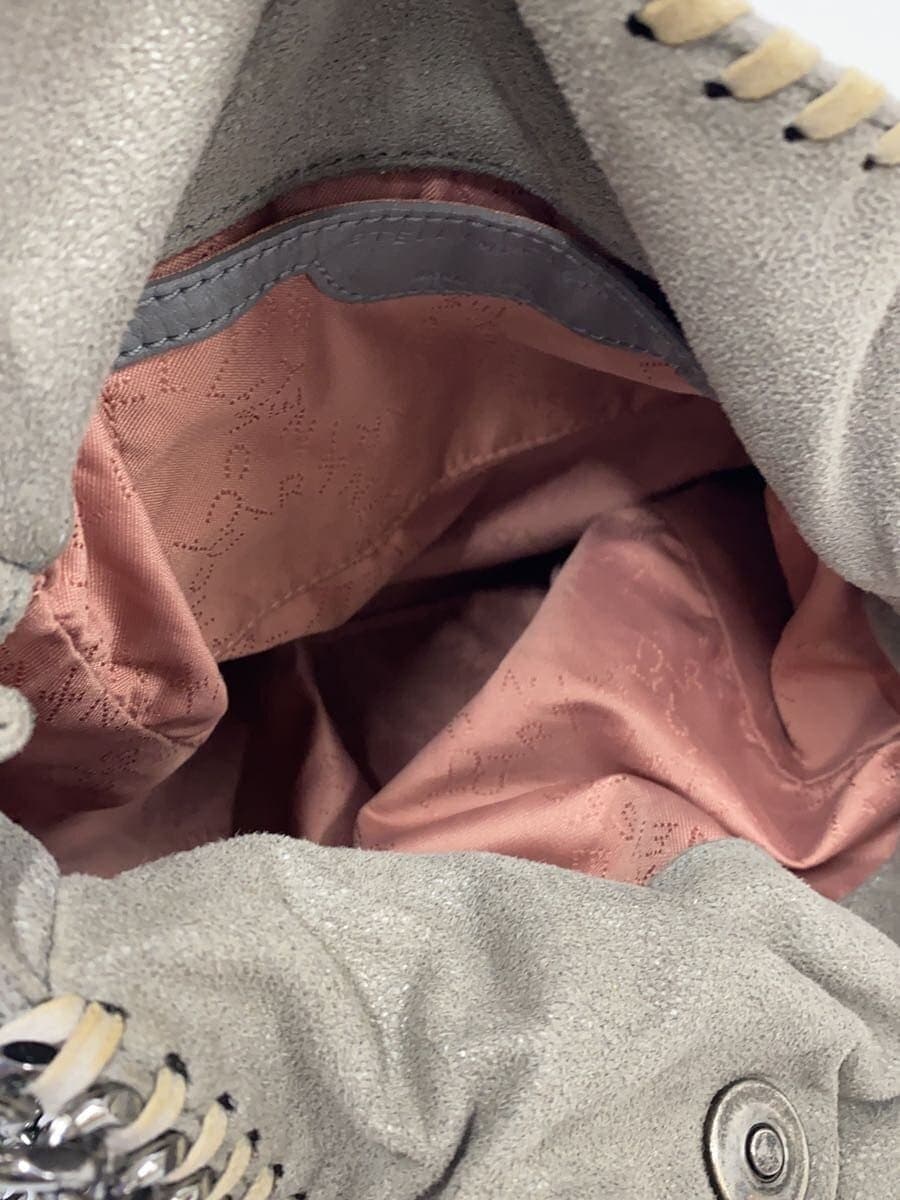 STELLA McCARTNEY Falabella Chain Shoulder Bag Suede GRAY 371223 6