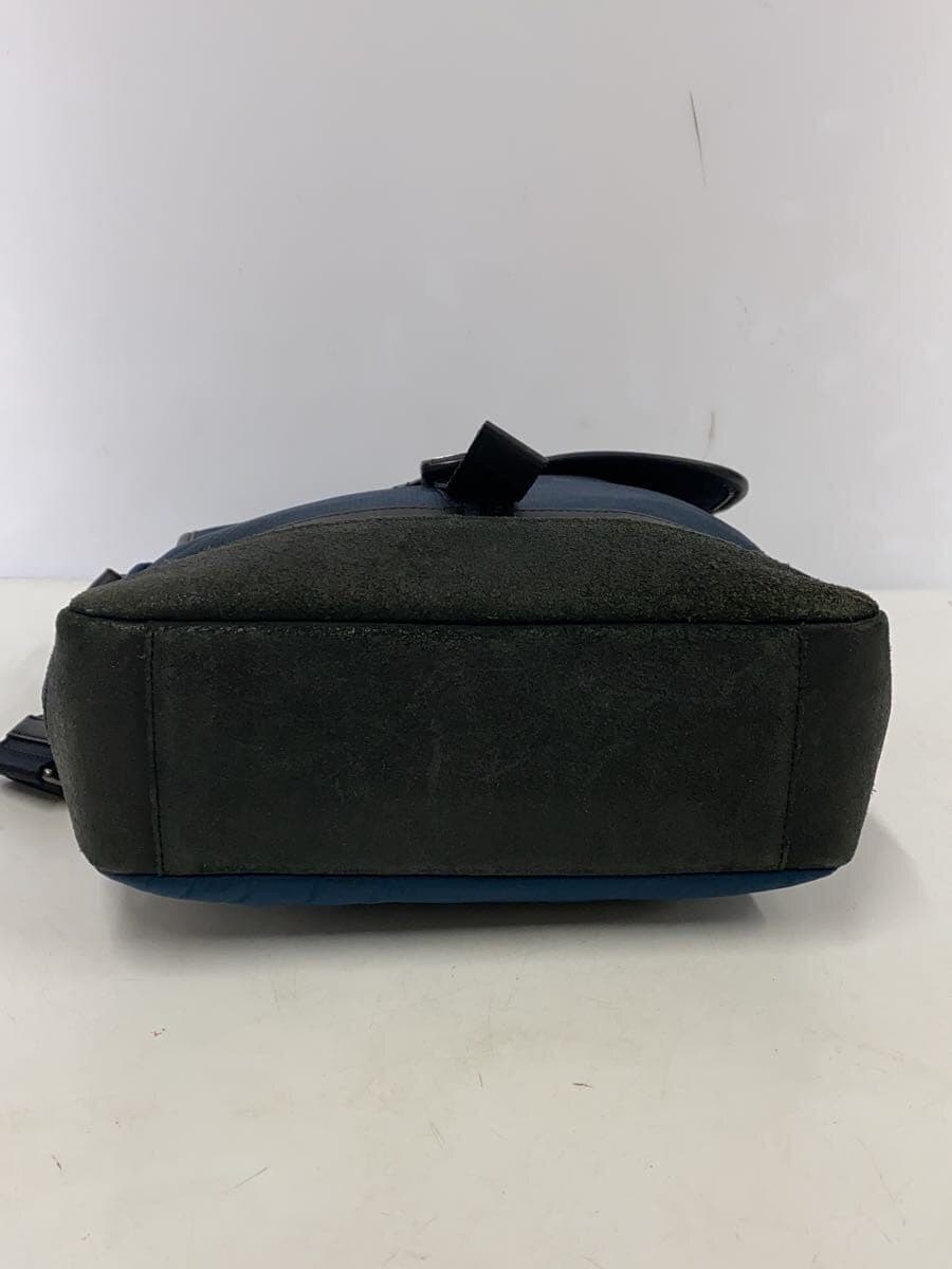 COACH Nylon Switch Shoulder Bag Leather NVY 4