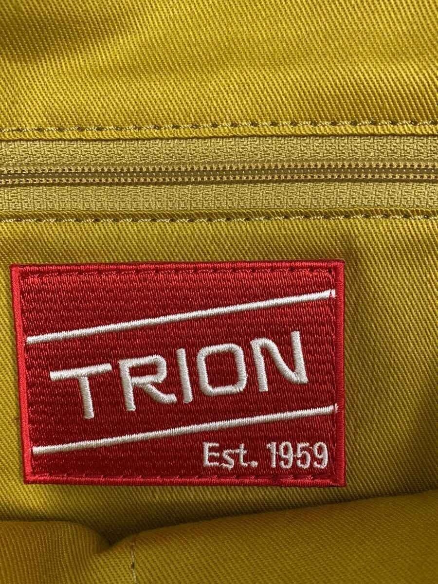 TRION Hanshin Taigase Panel Tote Bag Leather BLK 5